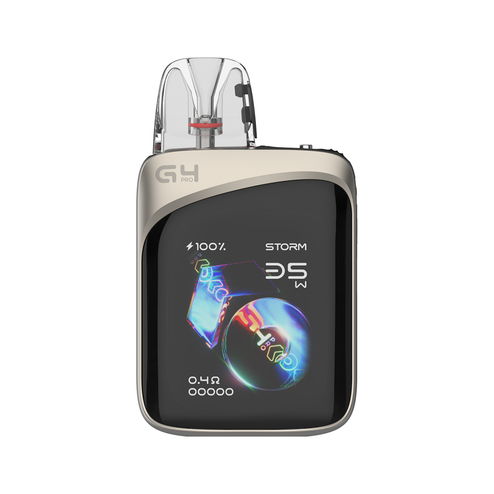 UWELL CALIBURN G4 PRO KOKO Cosmic Gray 设备，白底完整展示