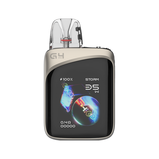 UWELL CALIBURN G4 PRO KOKO Cosmic Gray 设备，白底完整展示