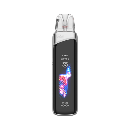 UWELL CALIBURN G4 PRO Pearl Silver 设备正面外观，白底展示