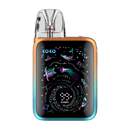 UWELL CALIBURN G5 KOKO Ocean Flame 设备正面外观，白底完整展示