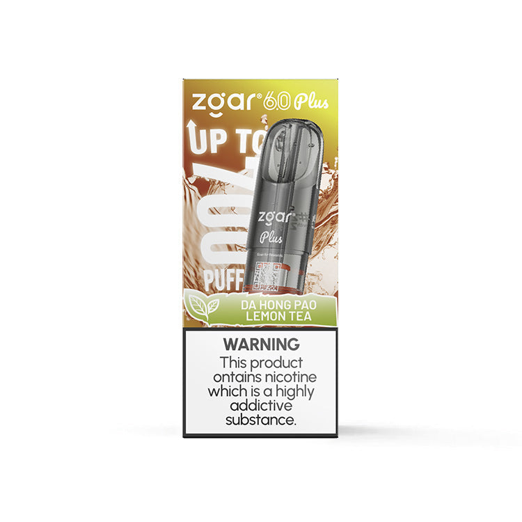 【多种全新口味】正品新款冰熊超大容量3.5ML Zgar Pod 6.0 PLUS(悦刻4/5/6/7代杆通用) 口味任选，三颗起售 - 【新】大红袍柠檬