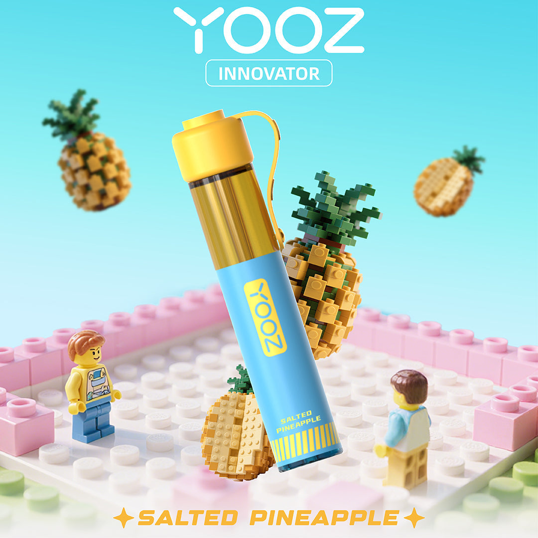 正品柚子积木YOOZ INNOVATOR电子烟食品级硅胶嘴帽冰爽型小烟-多口味可选 - 盐水菠萝