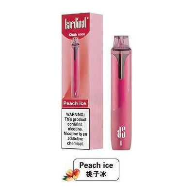 KS Quik 6000口小彩条- 小彩条电子烟-小黑条全新升级版 KS - 桃子