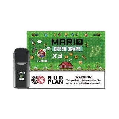 正品马里奥六代Mario 6TH通配烟弹三颗装-RELX六代通配平替-适配悦刻4/5/6/7代烟杆 马里奥六代Mario 6TH通配烟弹严格的标准，其产品质量高，独有防漏油技术设计，口味选择多，且每一种口味都独具特色，口感丝滑、丰满，令人回味无穷。烟雾细腻且持久，甜凉适中，能完美复刻悦刻RELX各种经典口味，是市面上一致认定的口粮油。 - 青提