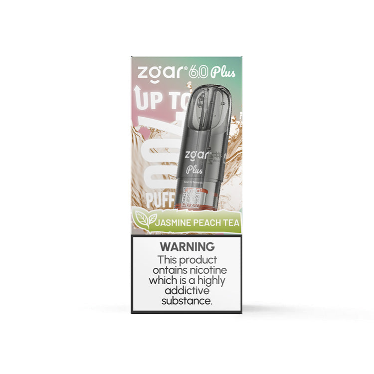 【多种全新口味】正品新款冰熊超大容量3.5ML Zgar Pod 6.0 PLUS(悦刻4/5/6/7代杆通用) 口味任选，三颗起售 【新】茉莉桃子茶