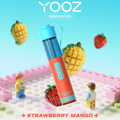 正品柚子积木YOOZ INNOVATOR电子烟食品级硅胶嘴帽冰爽型小烟-多口味可选 - 草莓芒果
