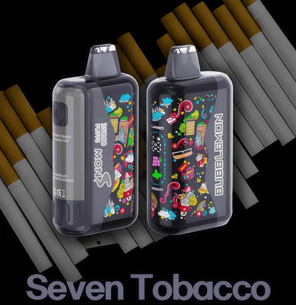 正品韩版BUBBLE MON GRAFFITI巴布梦泡泡兽满天星炫彩壁纸LED灯效35000口可调功率含隐藏口味一次性电子烟 - 七星香烟