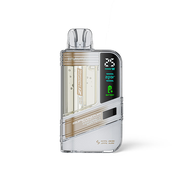 正品冰熊Zgar Supernova 20000口一次性电子烟-可视化烟仓/LED显示屏/可调节火力烟阻 - 椰子水