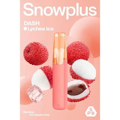 正品Snowplus Dash雪加鸭嘴兽4000口经典一次性电子烟海外版 - 荔枝冰