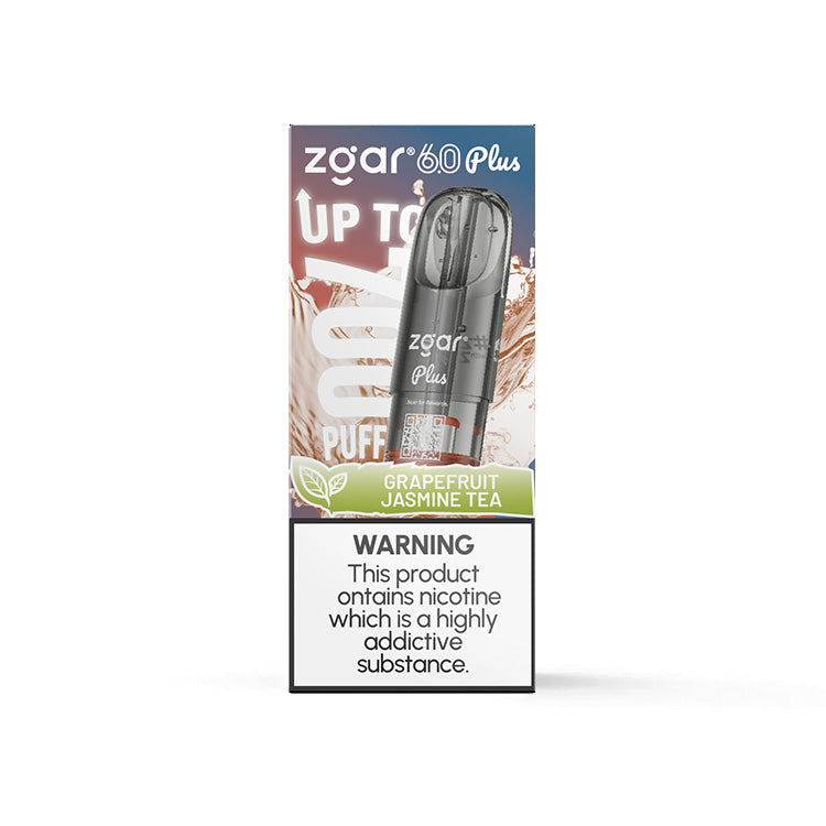 【多种全新口味】正品新款冰熊超大容量3.5ML Zgar Pod 6.0 PLUS(悦刻4/5/6/7代杆通用) 口味任选，三颗起售 - 【新】柚子茉莉茶