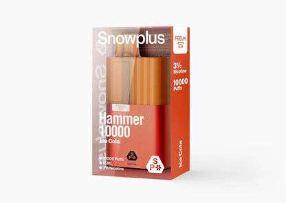 雪加大板砖Snowplus Hammer 10000口 正品海外版 一次性16ml大容量-多口味可选 - 可乐冰