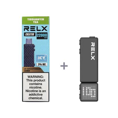 正品悦刻积木乐高RELX Creator 22000口烟弹/套装-多口味可选 (一代/二/三代杆弹通用） - 铁观音(乌龙冰茶)